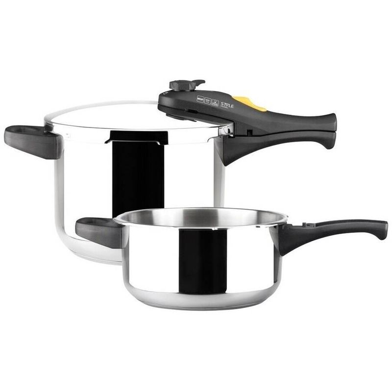 01OPSTYLE36 - Set de Ollas a presión súper rápidas STYLE 4+6L - Magefesa barato