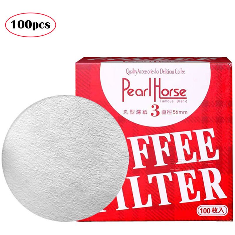 100 PCS Ronda de cafe filtros de cafe Maker Filtros