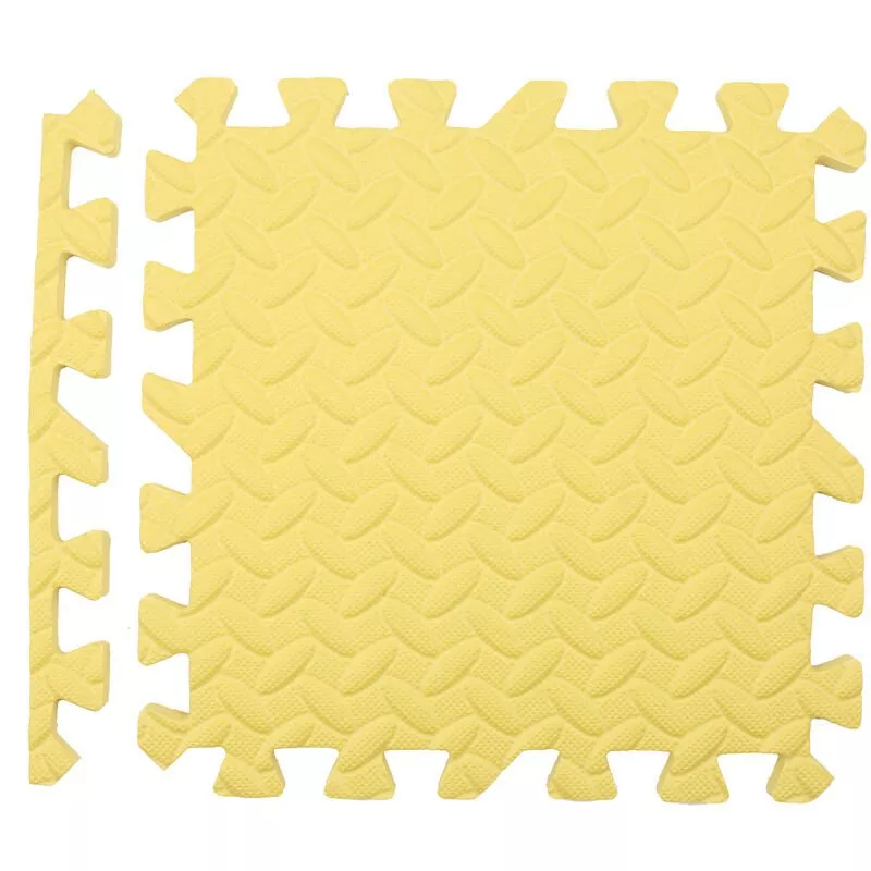 12Pcs Estera De Espuma Eva Tejas De Espuma Entrelazadas Estera De Rompecabezas Para Pisos De Juegos,Amarillo En Oferta 12Pcs Estera De Espuma Eva Tejas De Espuma Entrelazadas Estera De Rompecabezas Para Pisos De Juegos