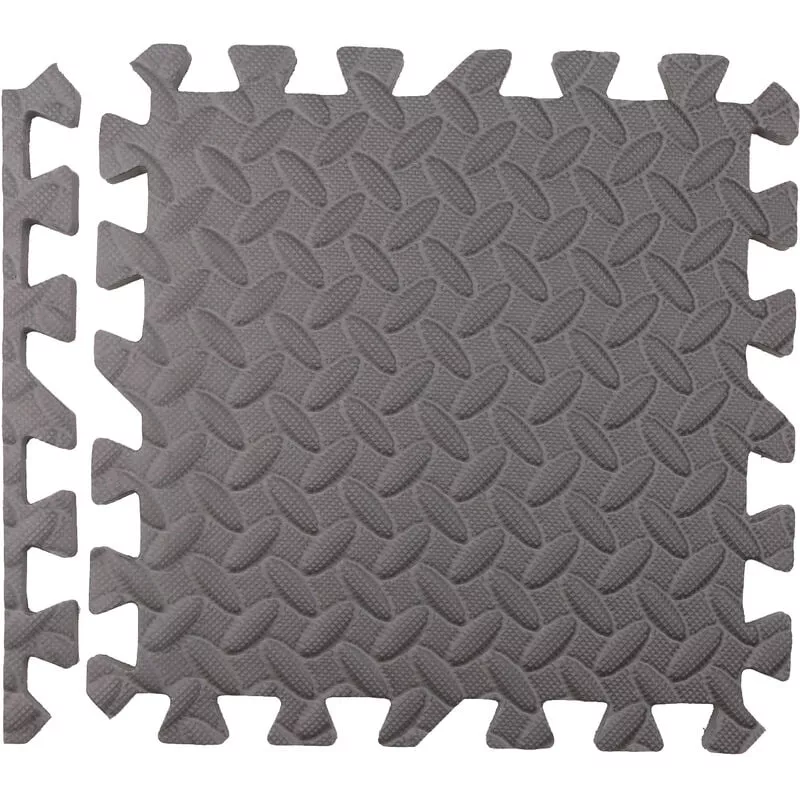 12pcs Estera de espuma EVA Tejas de espuma entrelazadas Estera de rompecabezas para pisos de juegos
