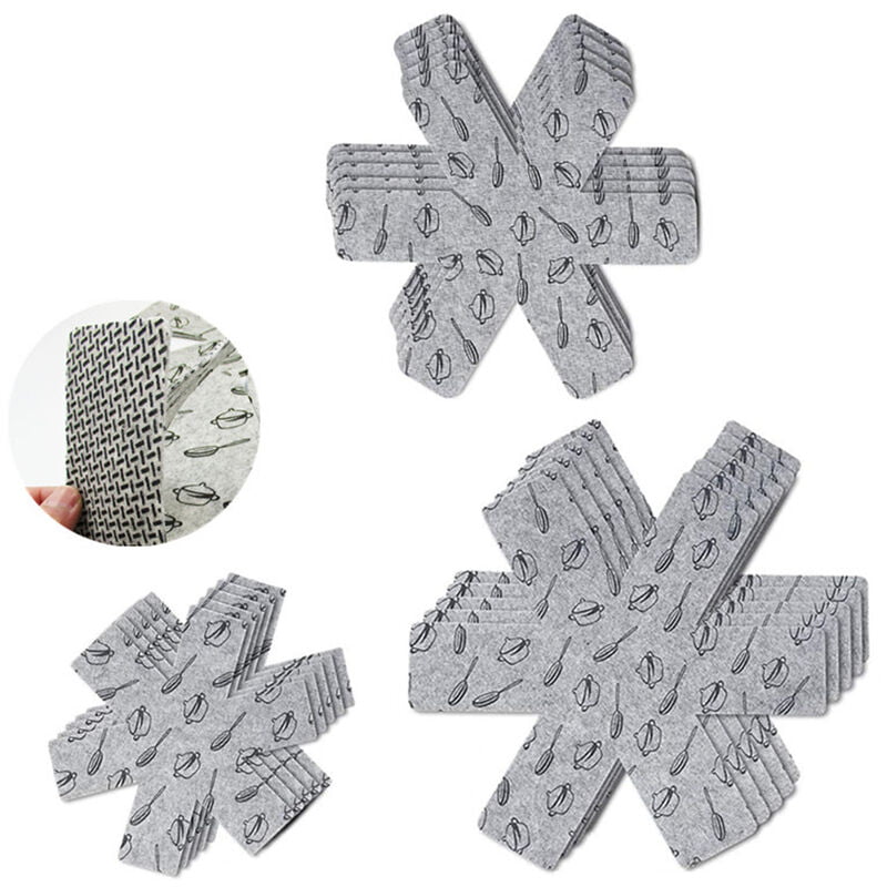 15PCS Protectores de sartenes Posavasos para ollas Almohadillas protectoras para ollas y sartenes Almohadillas antideslizantes resistentes al calor barato