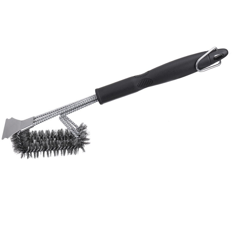 17 'BBQ Grill Brush Scrubber Barbacoa Herramienta de limpieza Alambre Cocina Acero inoxidable barato