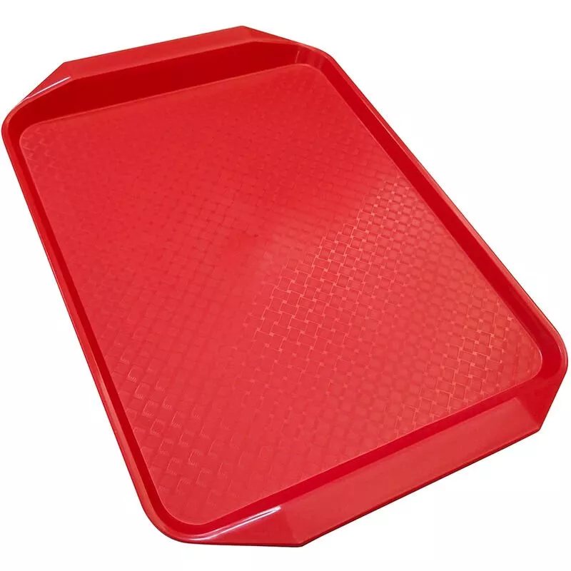 1pcs la porcion Cafeteria alimento de la bandeja Bandeja Bandeja Bandeja Cena Cafeteria Cafe ayuno estandar Comida Servicio bandeja rectangular barato