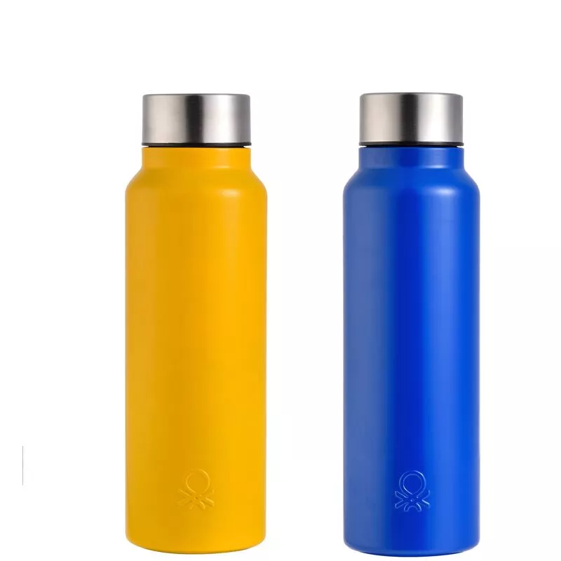 2 Botellas De Agua 750 Ml C/U, Acero Inoxidable En Oferta 2 Botellas De Agua 750 Ml C/U