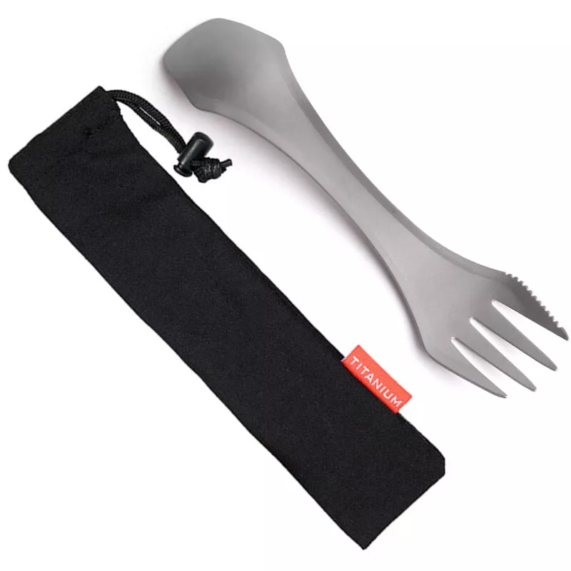 2 En 1 Spork Cuchara De Titanio Tenedor Picnic Viajar Camping Vajilla En Oferta 2 En 1 Spork Cuchara De Titanio Tenedor Picnic Viajar Camping Vajilla Barato