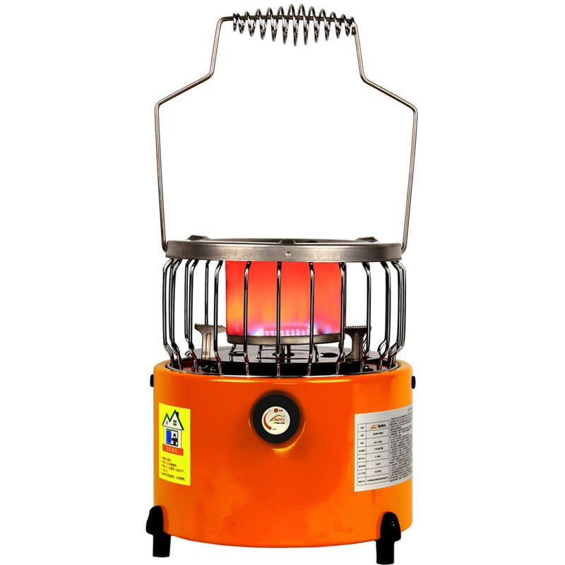 2 en 1 portatil 2000W Calentador Estufa camping Calefaccion Cocina Para Cocinar con mochila hielo Pesca de excursion que acampa barato