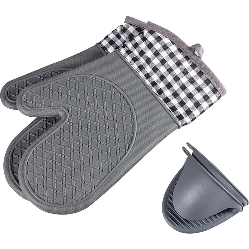 2 manoplas de horno resistentes al calor