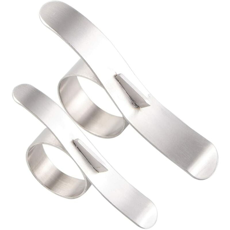 2 uds anillo pelador de naranja de acero inoxidable pelador de frutas cítricas y pomelo abridor naranja para cocina casera barato