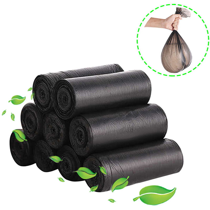 20 piezas (1 rollo) bolsa de basura de alta resistencia bolsa de basura de PE para el hogar