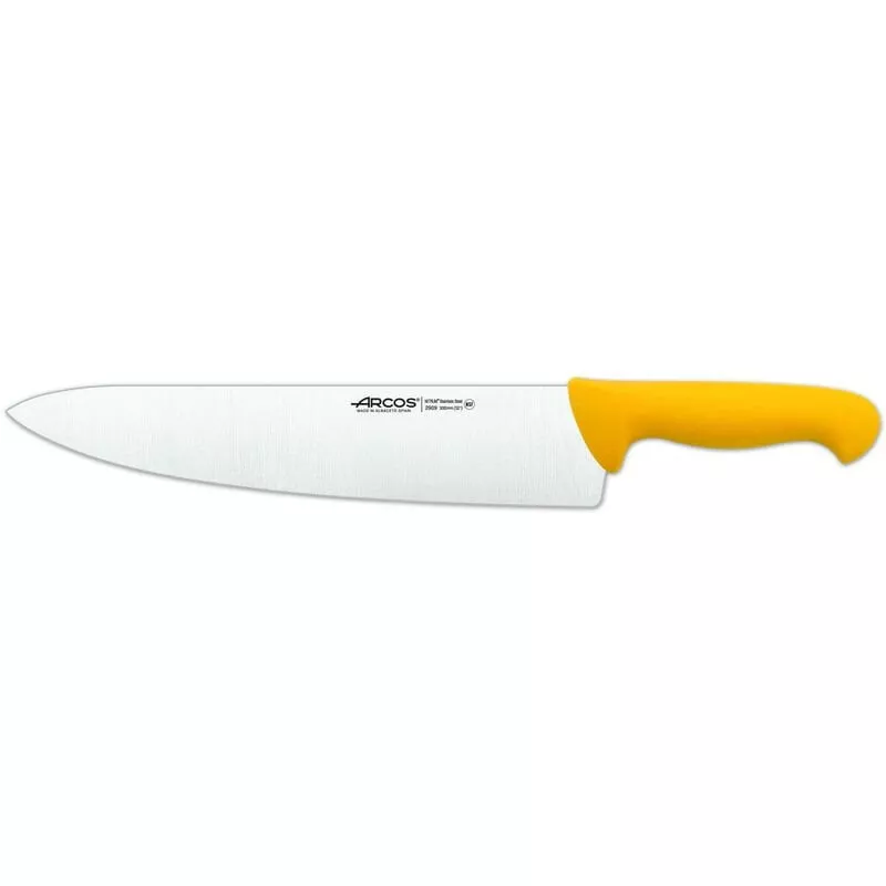 290900 Cuchillo Cocinero 30Cm Amarillo - Arcos En Oferta 290900 Cuchillo Cocinero 30Cm Amarillo - Arcos Barato