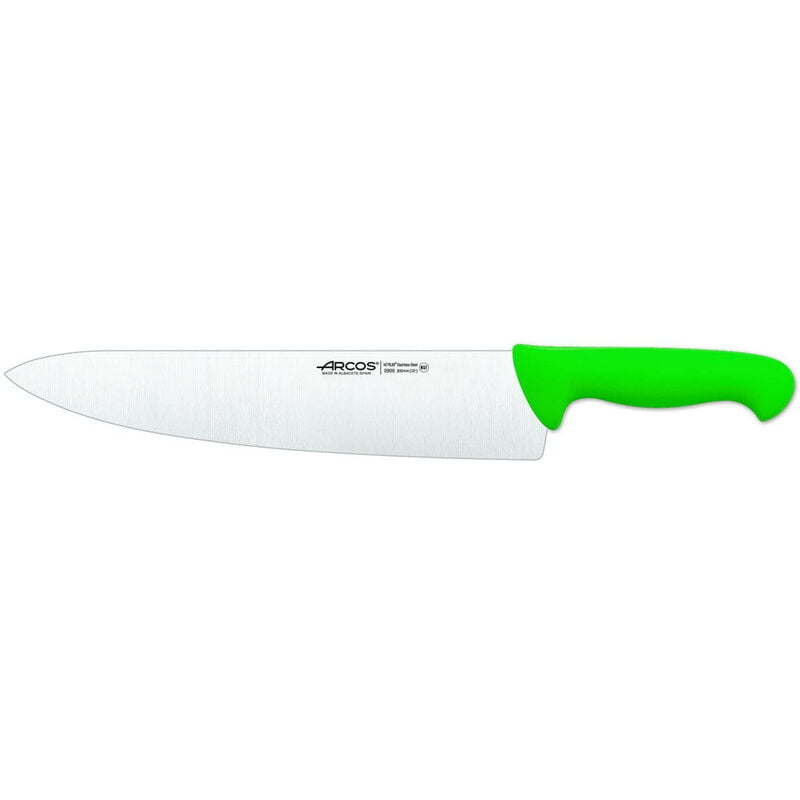 290921 CUCHILLO COCINERO 30CM VERDE - Arcos barato