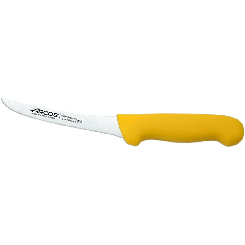 291300 CUCHILLO DESHUESADOR 14 CM AMARILLO - Arcos barato