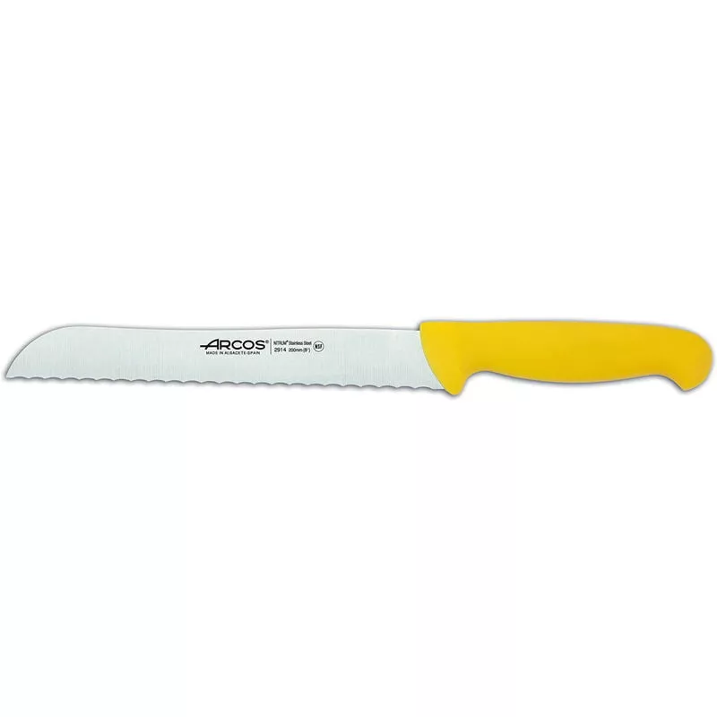 291400 Cuchillo Panero 20 Cm Amarillo - Arcos En Oferta 291400 Cuchillo Panero 20 Cm Amarillo - Arcos Barato