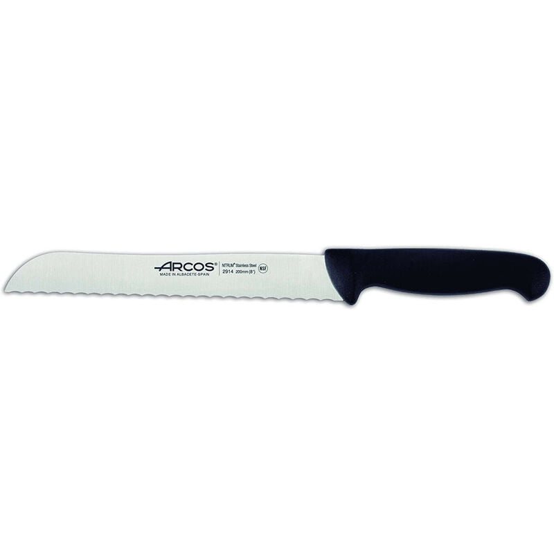 291425 CUCHILLO PANERO 20 CM NEGRO - Arcos barato
