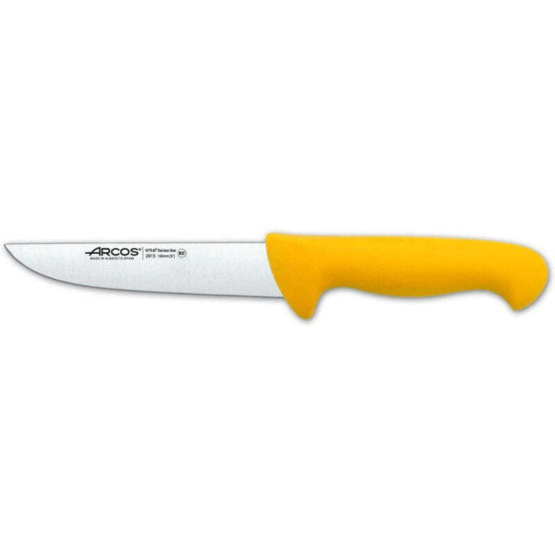 291500 CUCHILLO CARNICERO 16 CM AMARILLO - Arcos barato