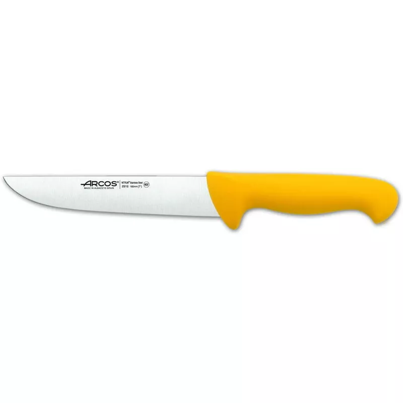 291600 CUCHILLO CARNICERO 18CM AMARILLO - Arcos barato