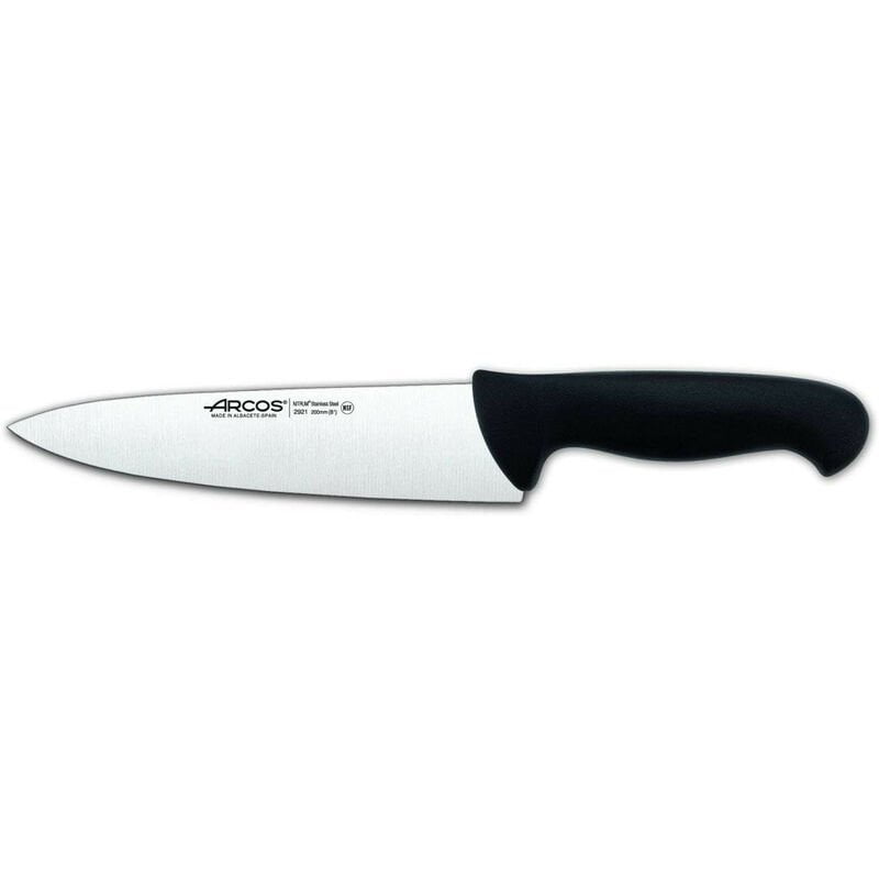 292125 CUCHILLO COCINERO 20 CM NEGRO - Arcos barato