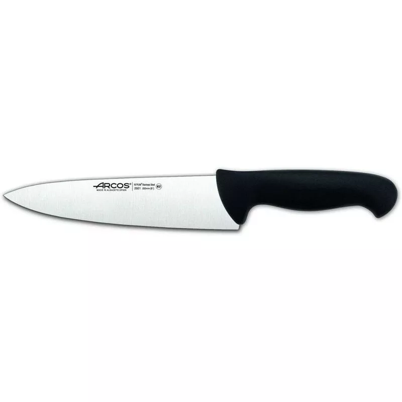292125 Cuchillo Cocinero 20 Cm Negro - Arcos En Oferta 292125 Cuchillo Cocinero 20 Cm Negro - Arcos Barato