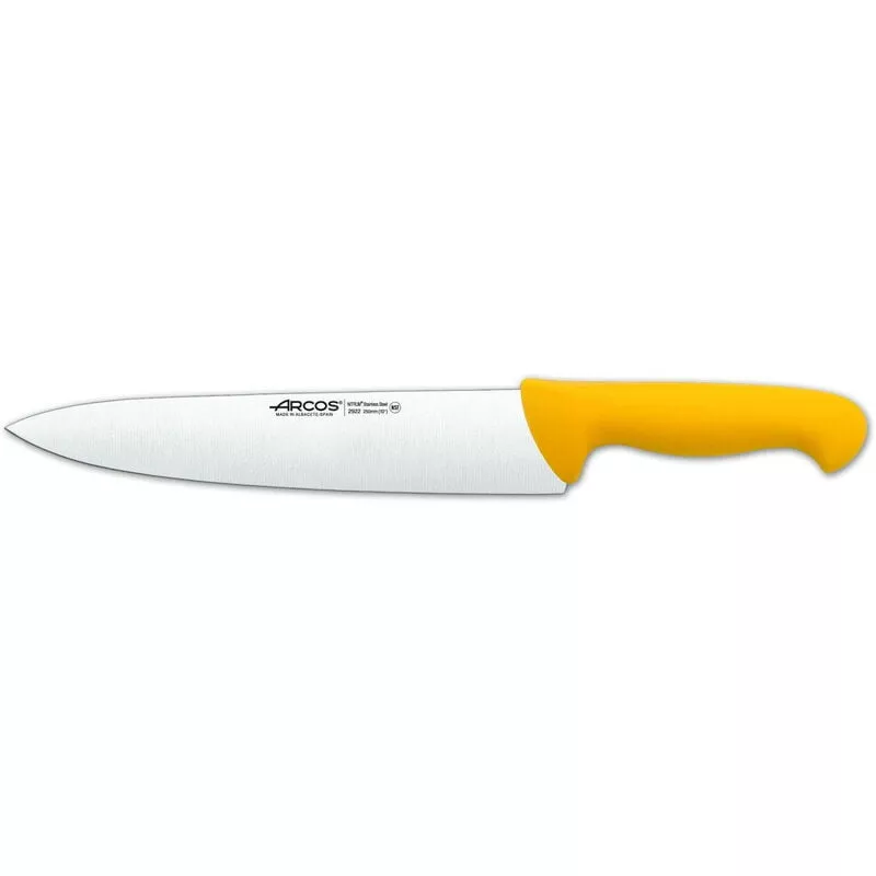 292200 Cuchillo Cocinero 25 Cm Amarillo - Arcos En Oferta 292200 Cuchillo Cocinero 25 Cm Amarillo - Arcos Barato