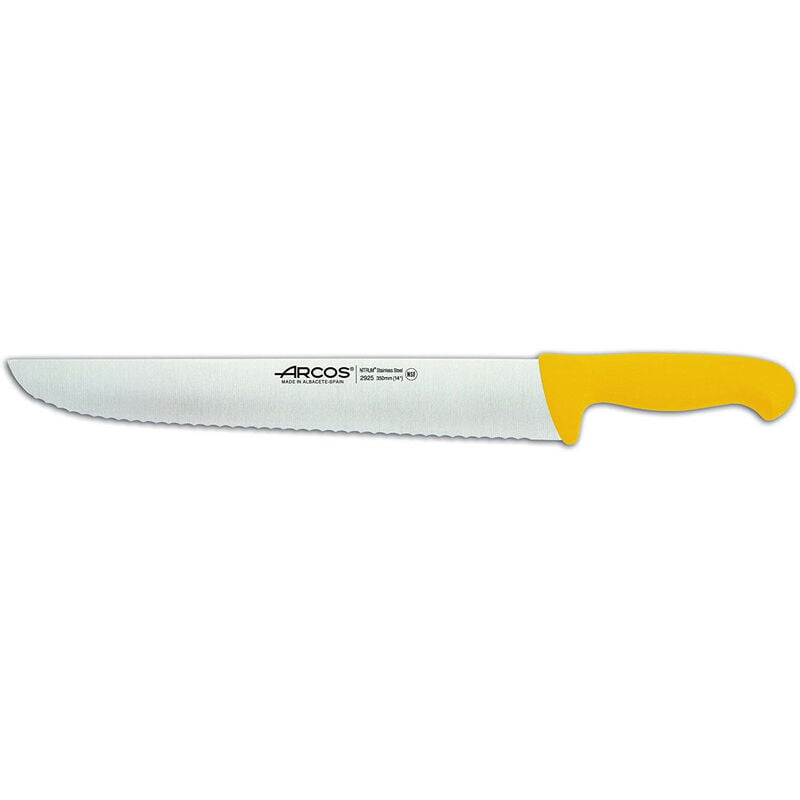 292500 CUCHILLO PESCADERO 35 CM AMARILLO - Arcos barato