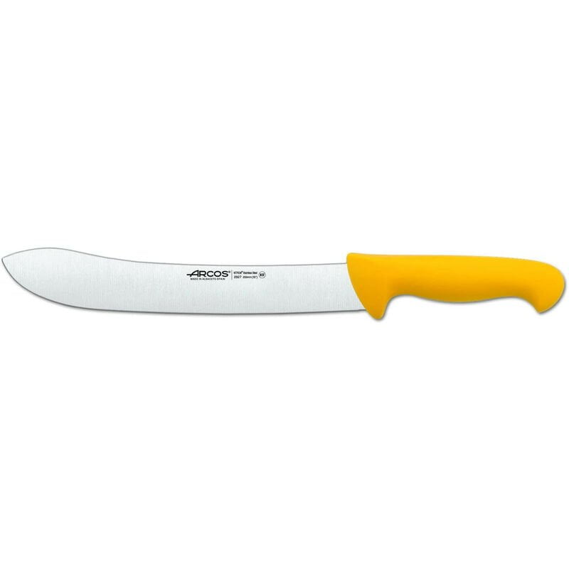 292700 CUCHILLO CARNICERO 25 CM AMARILLO - Arcos barato