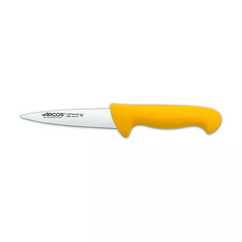 292900 Cuchillo Carnicero 13 Cm Amarillo - Arcos En Oferta 292900 Cuchillo Carnicero 13 Cm Amarillo - Arcos Barato