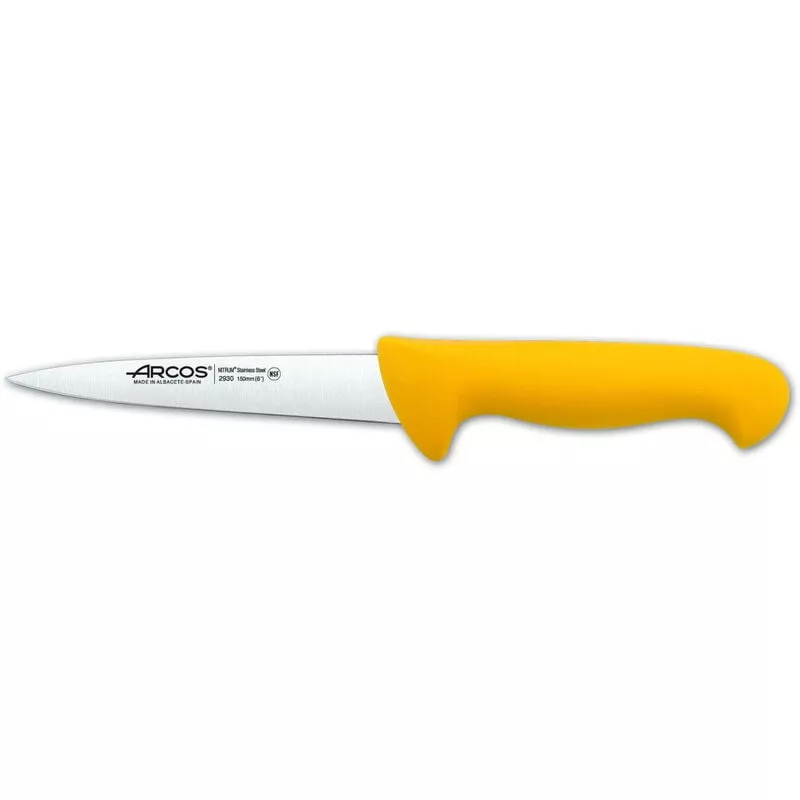 293000 Cuchillo Carnicero 15Cm Amarillo - Arcos En Oferta 293000 Cuchillo Carnicero 15Cm Amarillo - Arcos Barato