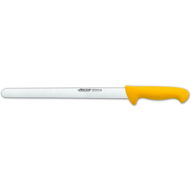 293400 CUCHILLO FIAMBRE 30 CM AMARILLO - Arcos barato