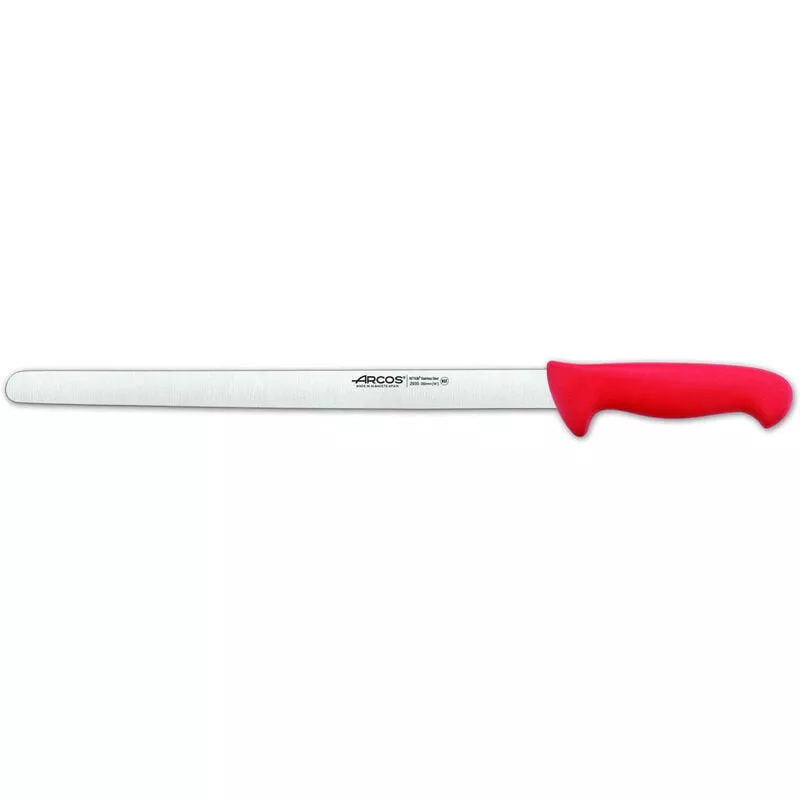 293522 Cuchillo Fiambre 35Cm Rojo - Arcos En Oferta 293522 Cuchillo Fiambre 35Cm Rojo - Arcos Barato
