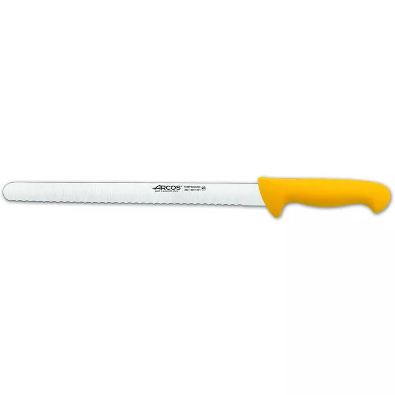 293700 Cuchillo Pastelero 30 Cm Amarillo - Arcos En Oferta 293700 Cuchillo Pastelero 30 Cm Amarillo - Arcos Barato