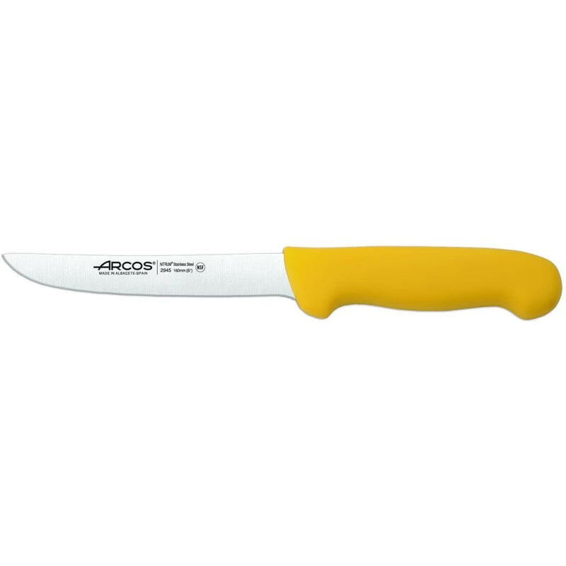 294500 CUCHILLO DESHUESADOR 16 CM AMARILLO - Arcos barato