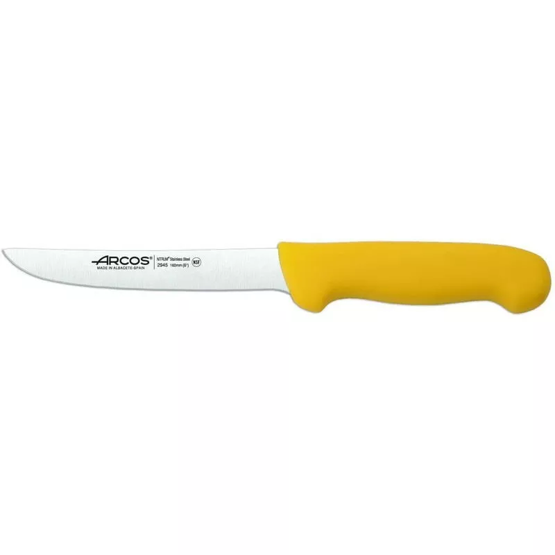 294500 CUCHILLO DESHUESADOR 16 CM AMARILLO - Arcos barato