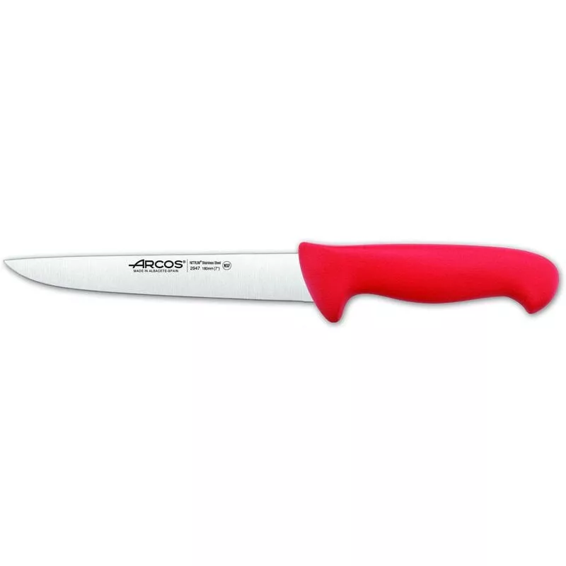 294722 Cuchillo Carnicero 18 Cm Rojo - Arcos En Oferta 294722 Cuchillo Carnicero 18 Cm Rojo - Arcos Barato