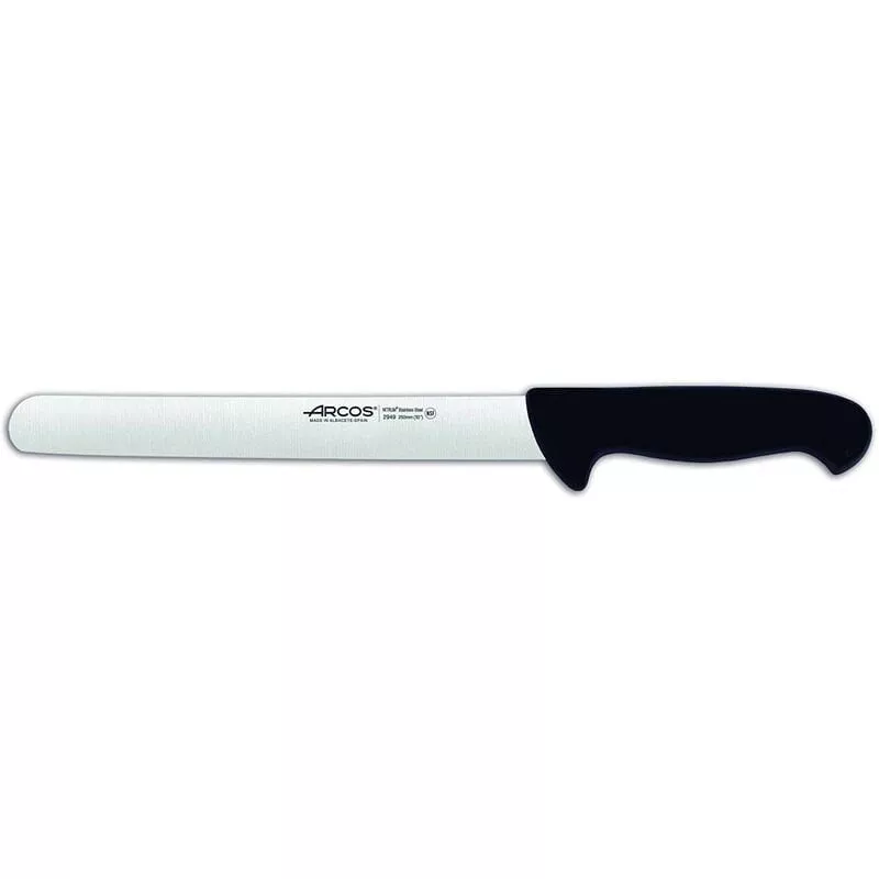294925 Cuchillo Fiambre 25 Cm Negro - Arcos En Oferta 294925 Cuchillo Fiambre 25 Cm Negro - Arcos Barato