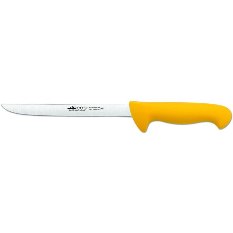 295100 CUCHILLO FILETEADOR 20 CM AMARILLO - Arcos barato
