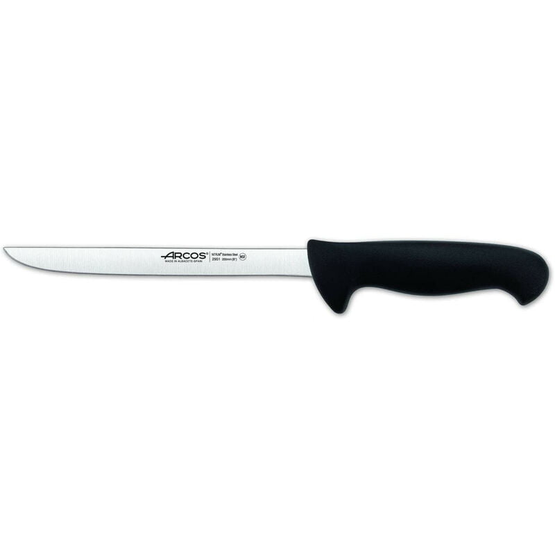 295125 CUCHILLO FILETEADOR 20 CM NEGRO - Arcos barato
