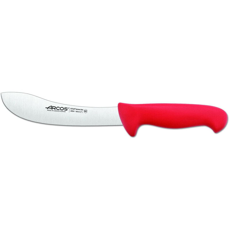 295422 CUCHILLO DESPELLEJAR 19 CM ROJO - Arcos barato