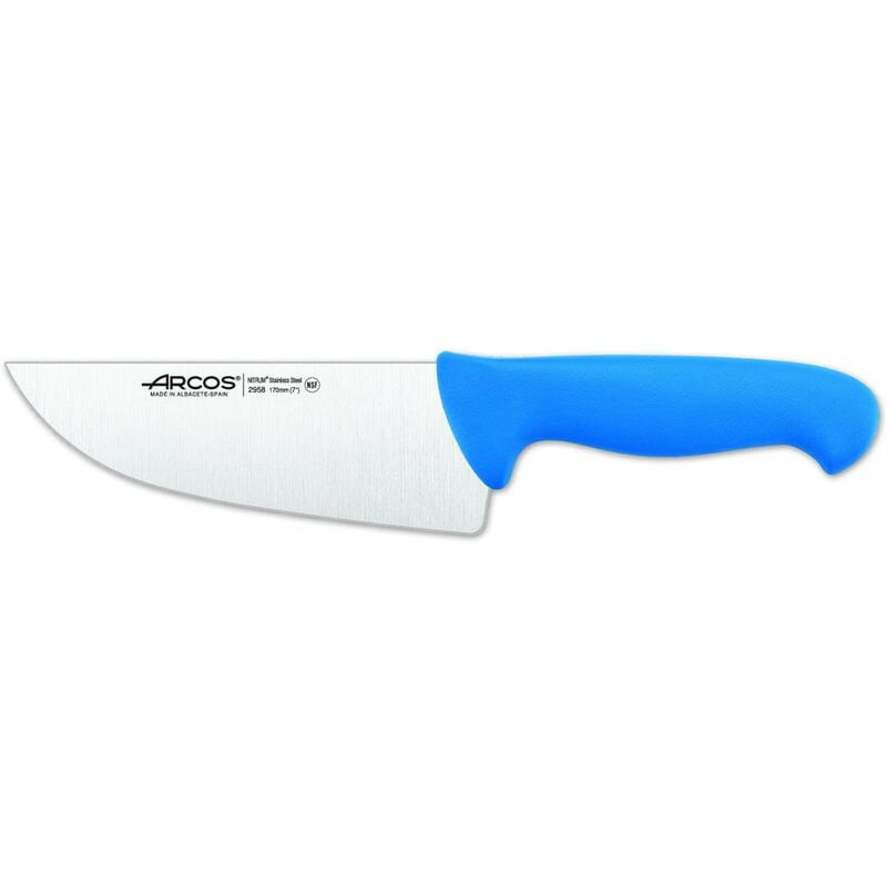295823 CUCHILLO CARNICERO 17 CM AZUL - Arcos barato