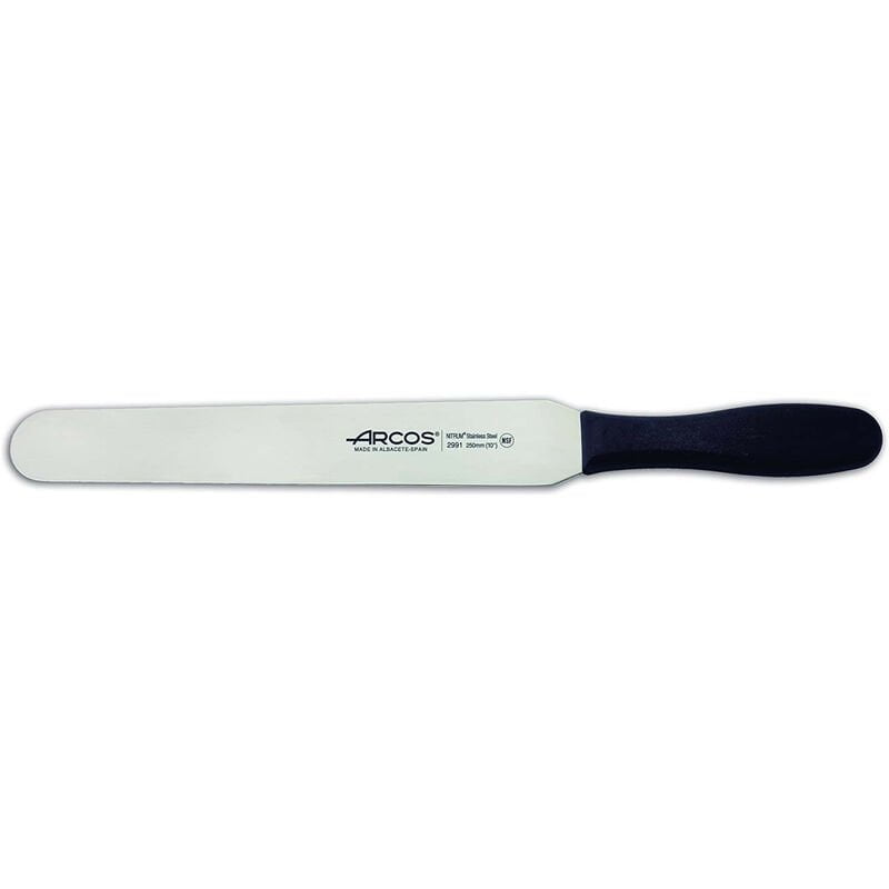299125 ESPATULA PASTELERA 25 CM NEGRO - Arcos barato