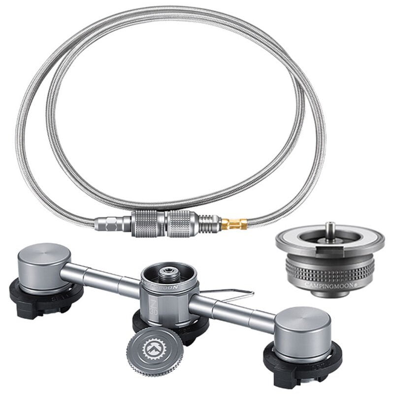 3 Adaptador 1 En butano con Botella manguera de la extension de Split tipo de horno adaptador de gas Cartucho de cabezal de conversion adaptador de barato