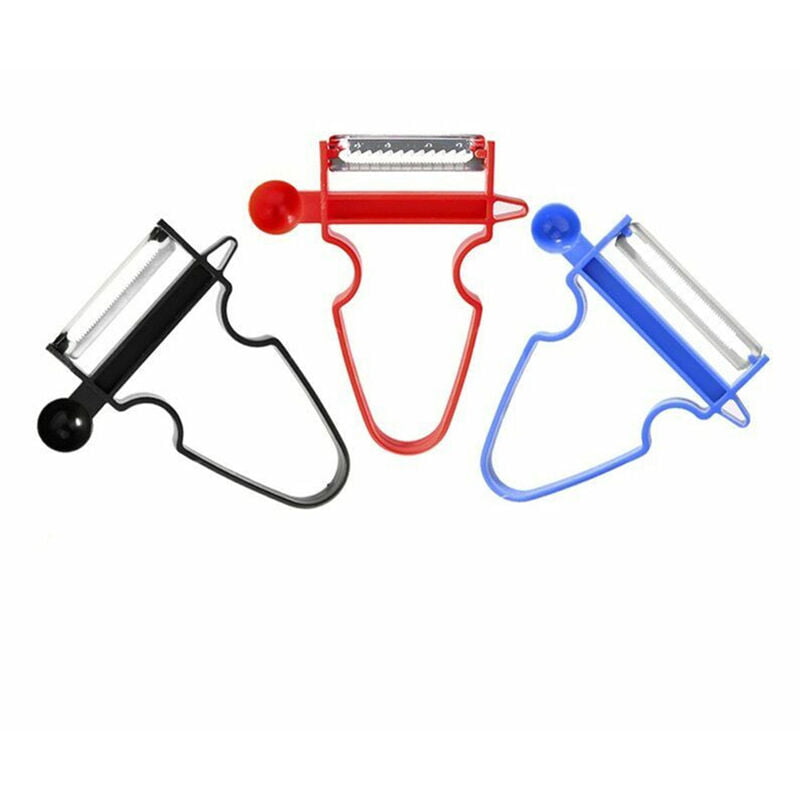 3 Piezas de multiples funciones de cocina pelador de frutas cocina practica vegetal portable Peeler barato