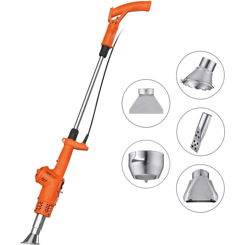 3 en 1 electrico Weed Weed quemador de aire caliente de la antorcha Barbacoa encendedor con 5