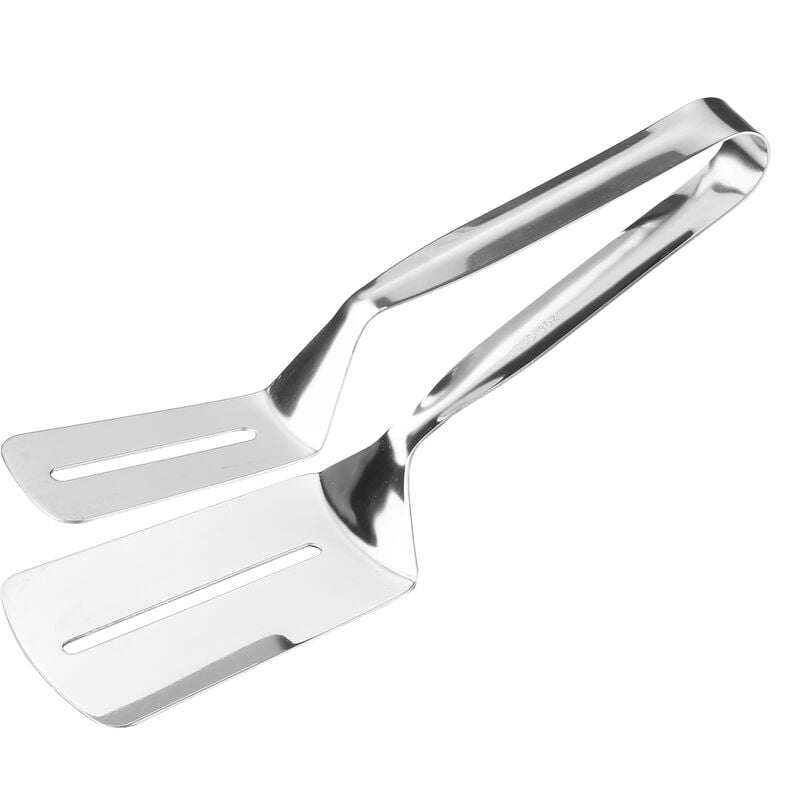 304 pinzas de acero inoxidable para alimentos Pala de filete frito Pala de pescado frito Espatula de filete de res frito Clip de filete Herramientas barato