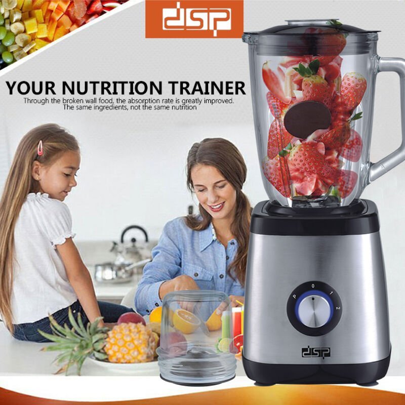 350W Licuadora profesional de encimera Licuadora personal Licuadora Licuadora Jarra trituradora Maquina de jugo con taza de mezcla de 1.5L para barato