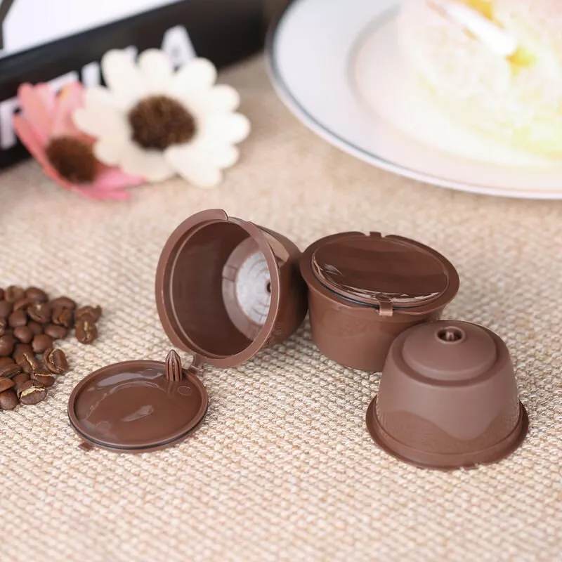 3Pcs / Set Coffee Capsule Dolce Gusto Coffee Filtering, Con Cuchara Y Cepillo,Cafe En Oferta 3Pcs / Set Coffee Capsule Dolce Gusto Coffee Filtering
