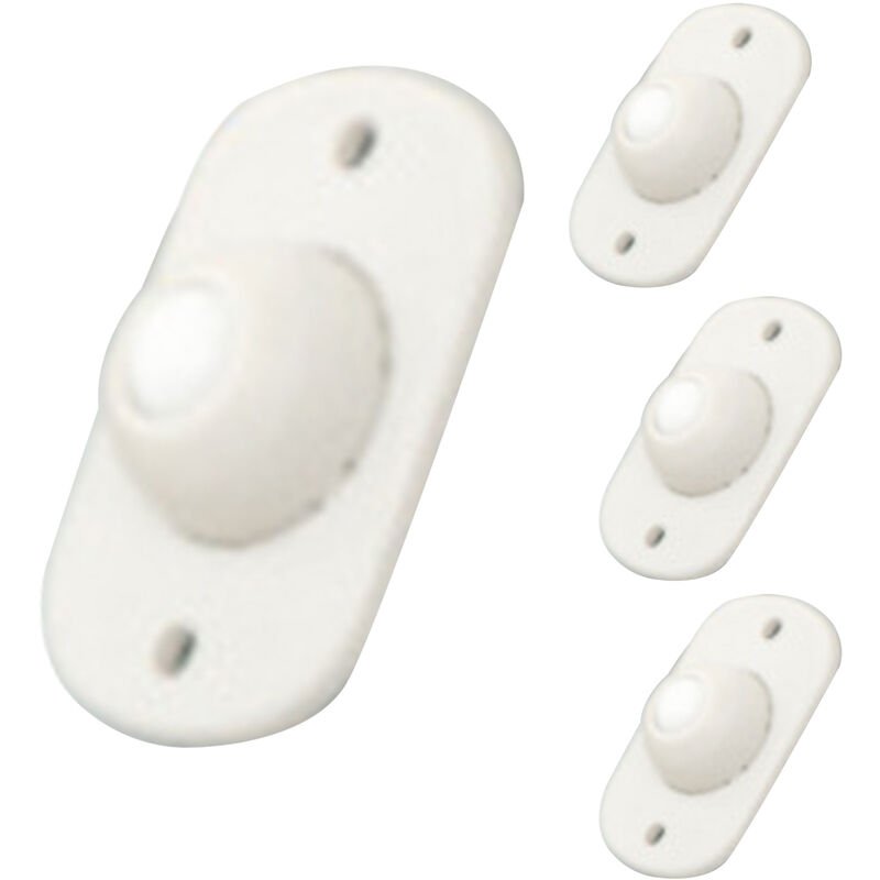 4 piezas autoadhesivas lindas mini ruedas giratorias ruedas universales polea de rotacion de 360 ​​° para cajas de almacenamiento debajo de la cama barato