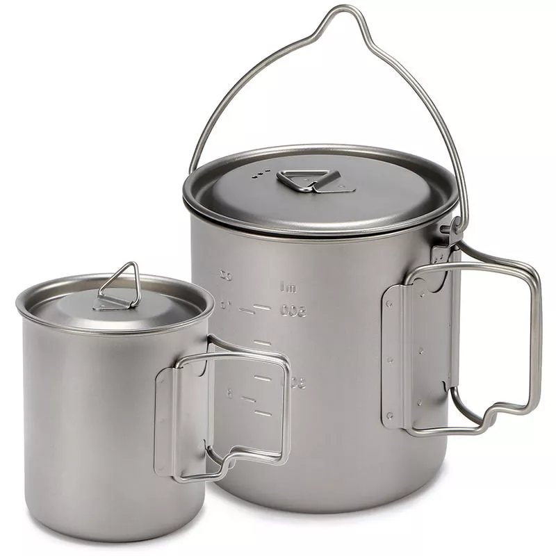 450 Ml 750 Ml Copa Conjunto De Titanio Ultraligero Copa Crisol Colgante Conjunto Portable Al Aire Libre De La Manija Taza De Agua Plegable En Oferta 450 Ml 750 Ml Copa Conjunto De Titanio Ultraligero Copa Crisol Colgante Conjunto Portable Al Aire Libre De La Manija Taza De Agua Plegable Barato