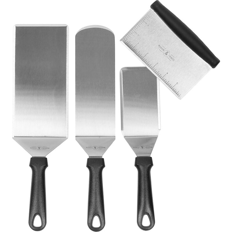 4pc. Acero Inoxidable Espátula Set | M&W barato