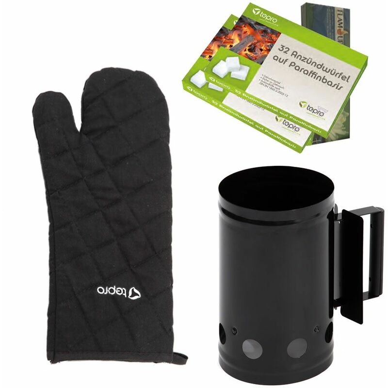 5 -pcs. Conjunto de rejilla Conjunto Chimenea de encendido 40x Combinaciones extra largas 64x Ignition Cube Glove negro barato