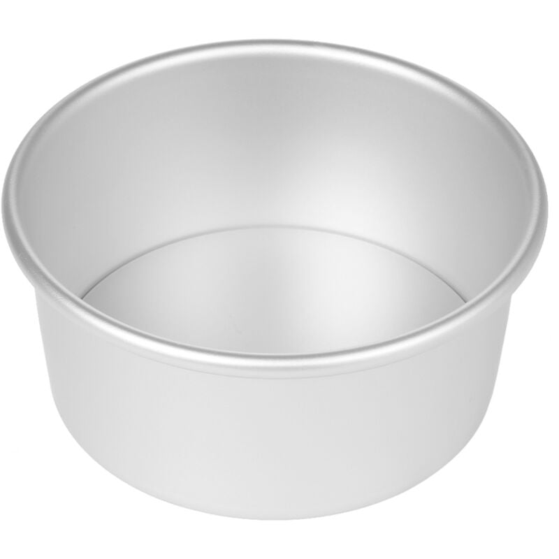 5 unids / set molde de pastel redondo de aleacion de aluminio molde de pastel de gasa para hornear molde de pastel de queso con pudin con fondo barato